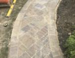 Curved Path Block Paving